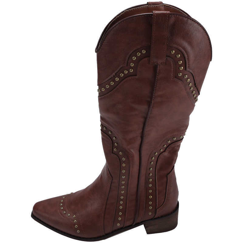CMM Classic and Versatile Thick Heeled Long Boots for Women New Summer Pointed Toe Slimming and Height Increasing v Neck Knight Boots