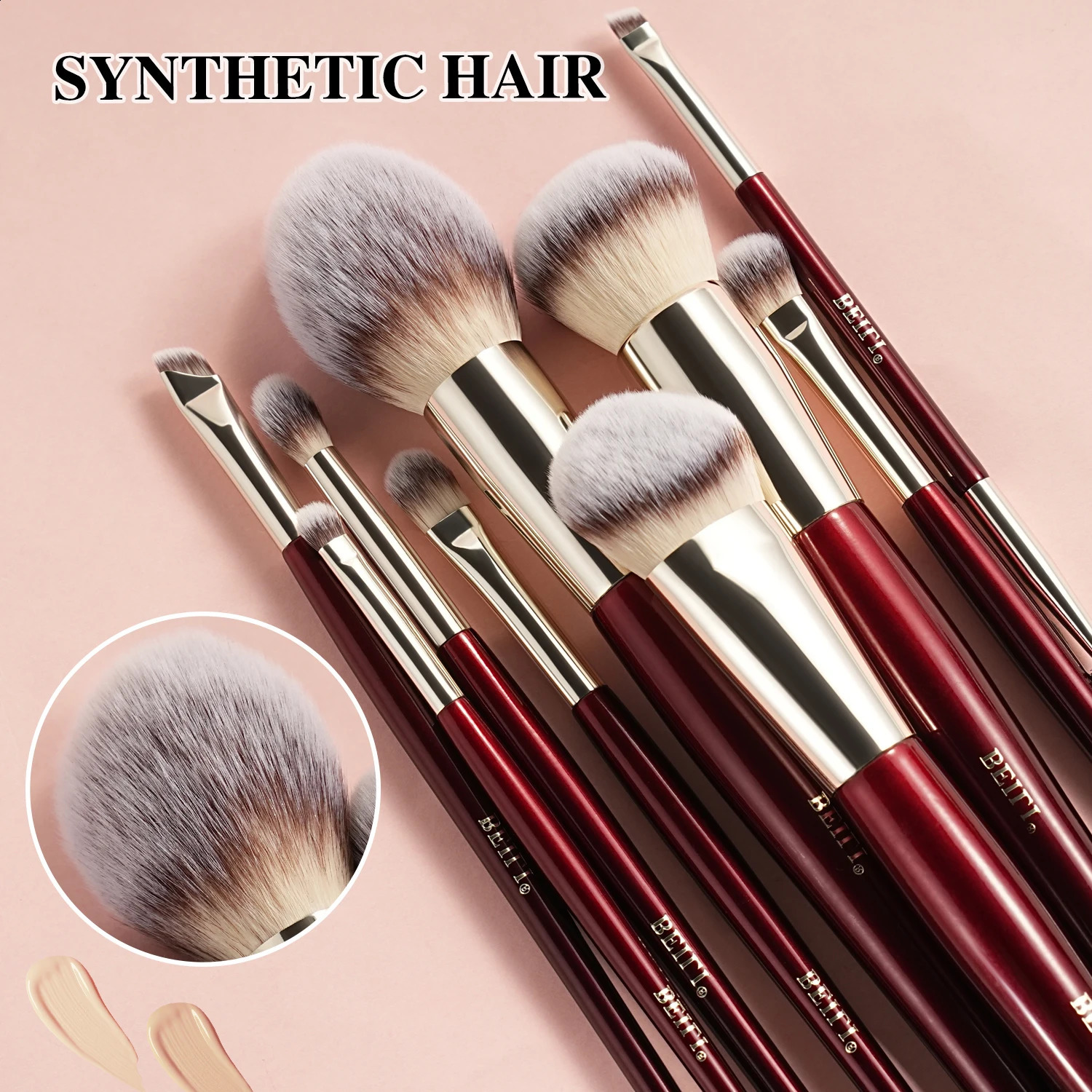 BEILI Soft 8/9/15/30 makeup brush used for basic makeup eye shadow eye shadow multi-function comb 240920bj