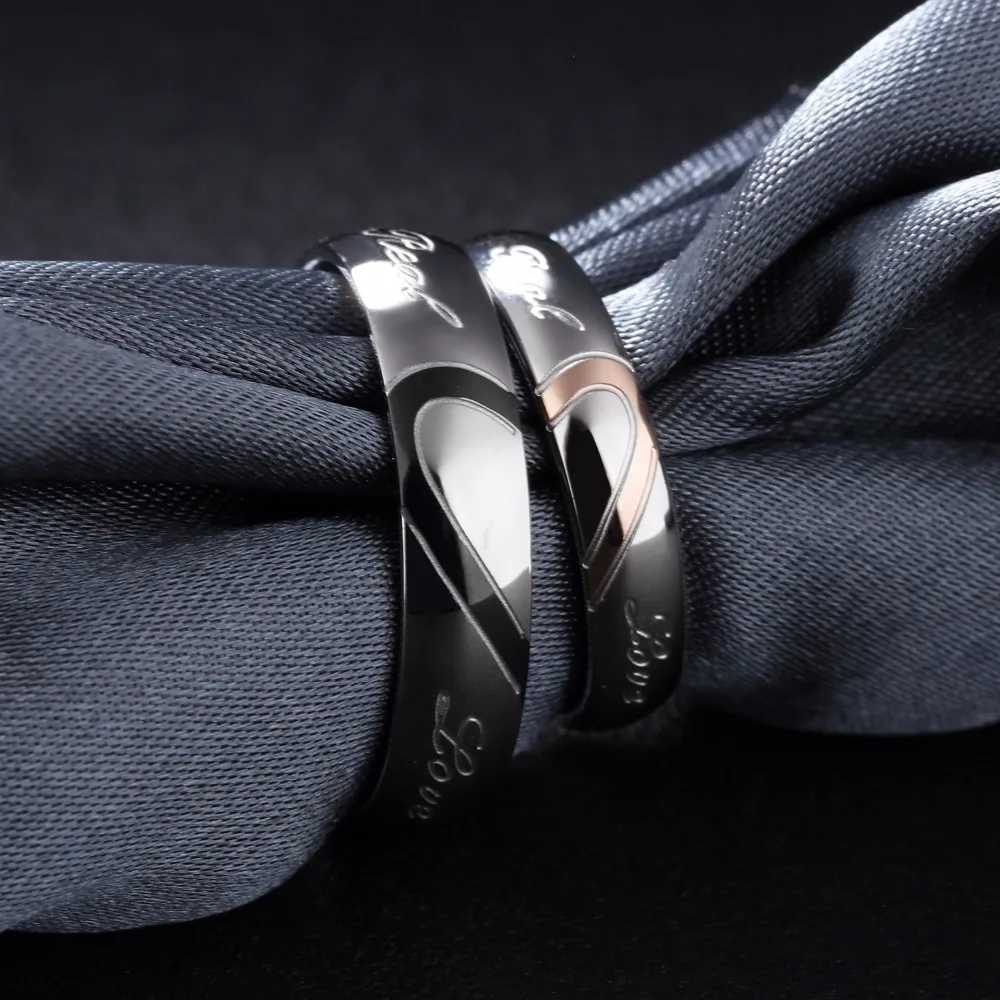 Fashion Jewelry Unisex Solid Polished Stainless Steel Girl Women men Lover Couples Rings US size 5 6 7 8 9 10 11 12 13 14 15X240921