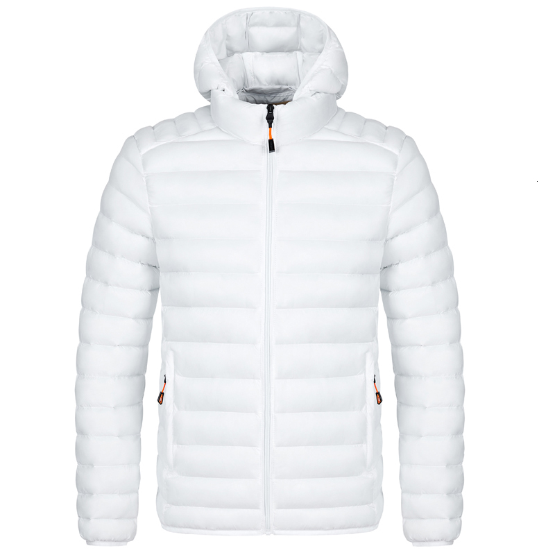 2024 Men Autumn Thick Warm Waterproof Solid Hooded Jacket Coat Winter Casual Brand Windproof Outwear Parkas Jackets Male
