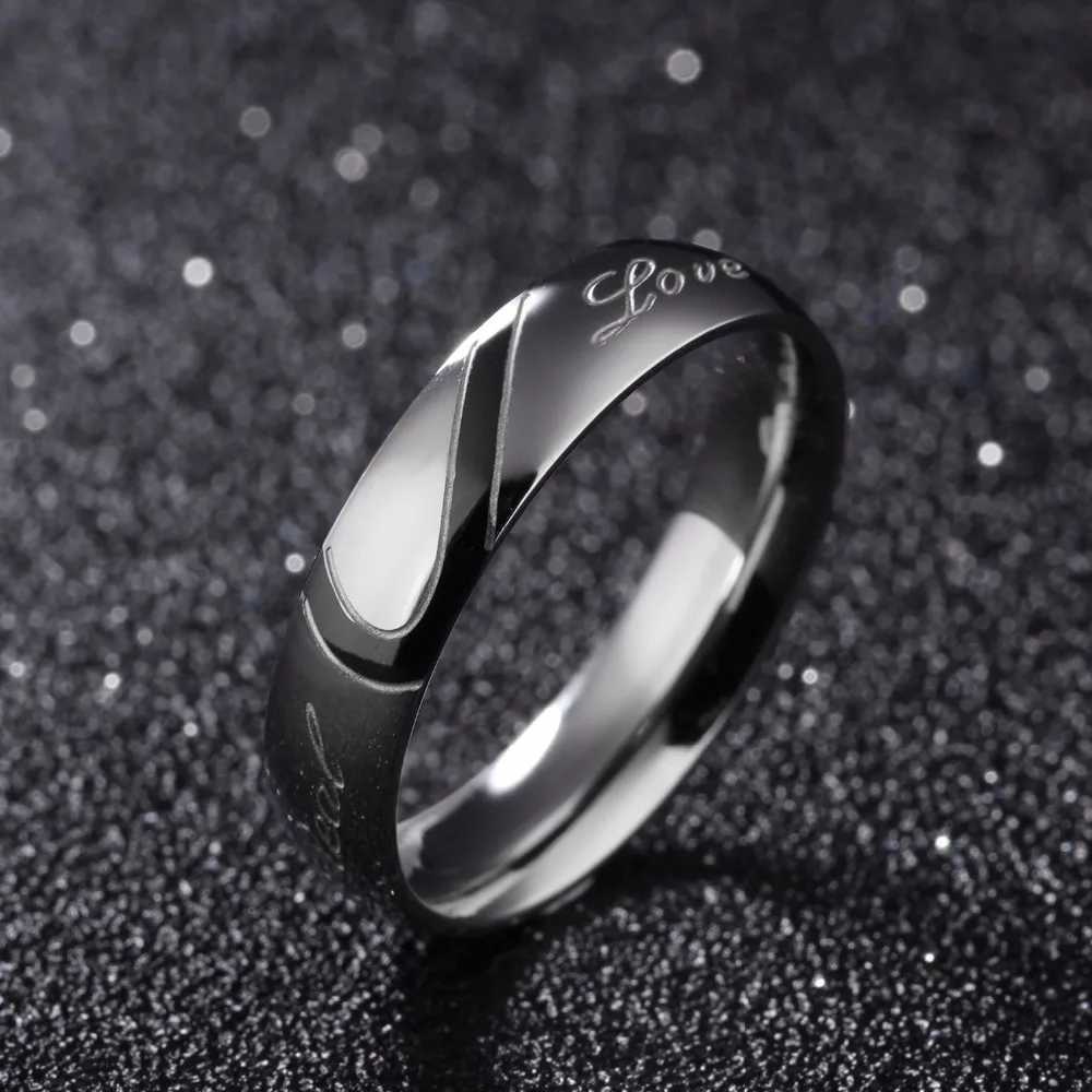 Fashion Jewelry Unisex Solid Polished Stainless Steel Girl Women men Lover Couples Rings US size 5 6 7 8 9 10 11 12 13 14 15X240921