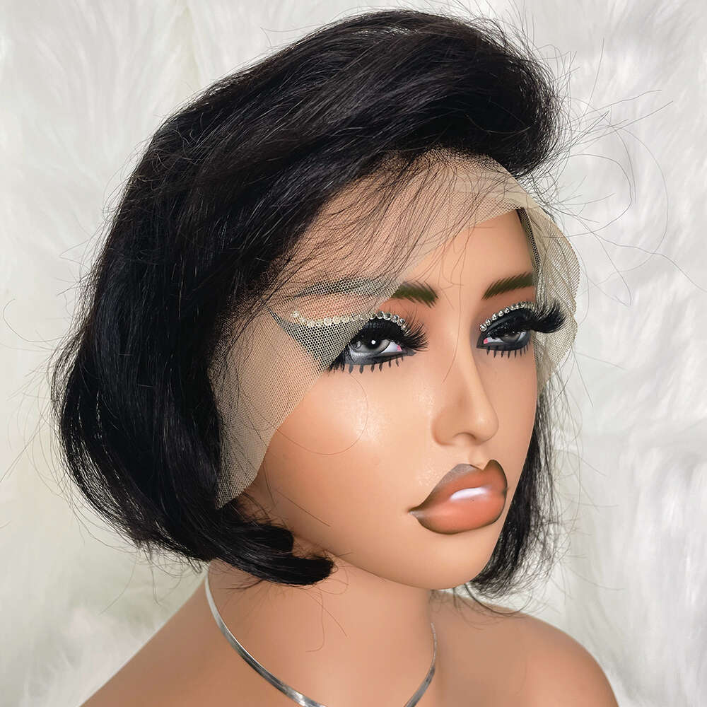 13X4 Lace Frontal Wig Natural Color Brazilian Cheap On Sale Clearance e Cut Wigs Human Hair