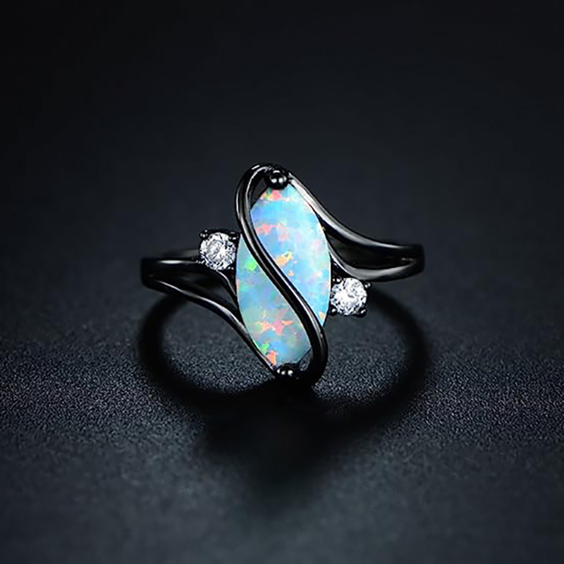 New Fashion European and American Marquise Ring S-shaped twisted exaggerated male and female rings Free shipping