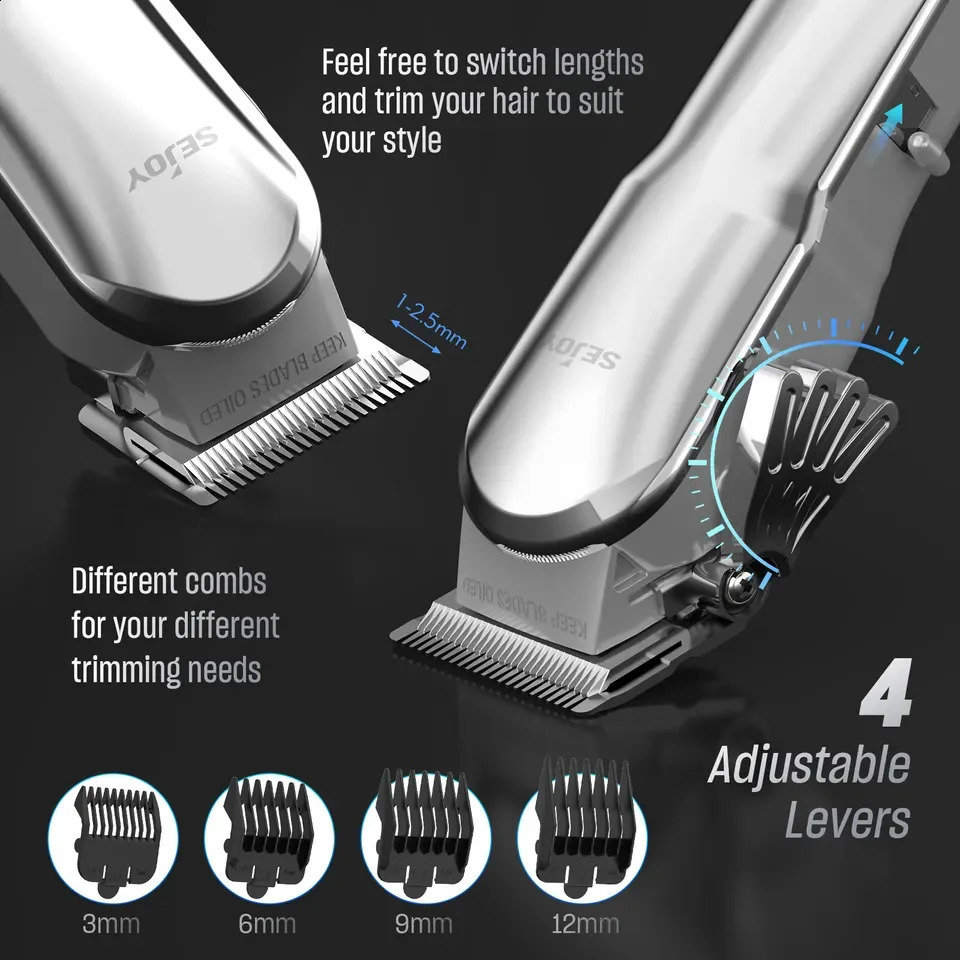 SEJOY Electric Hair Trimmer for men Professional Clipper Man cutting machine 240911