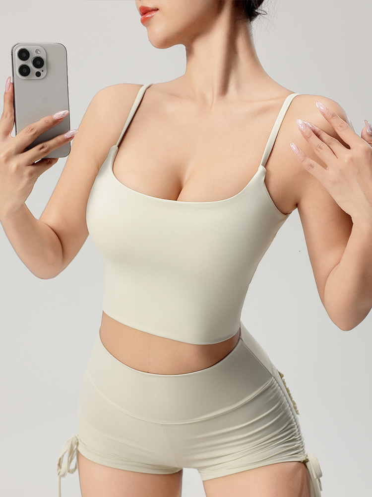 2024 High Quality Fiess Yoga Crop Top Push Up Compression Gym Bralette Women Strappy Workout Bra