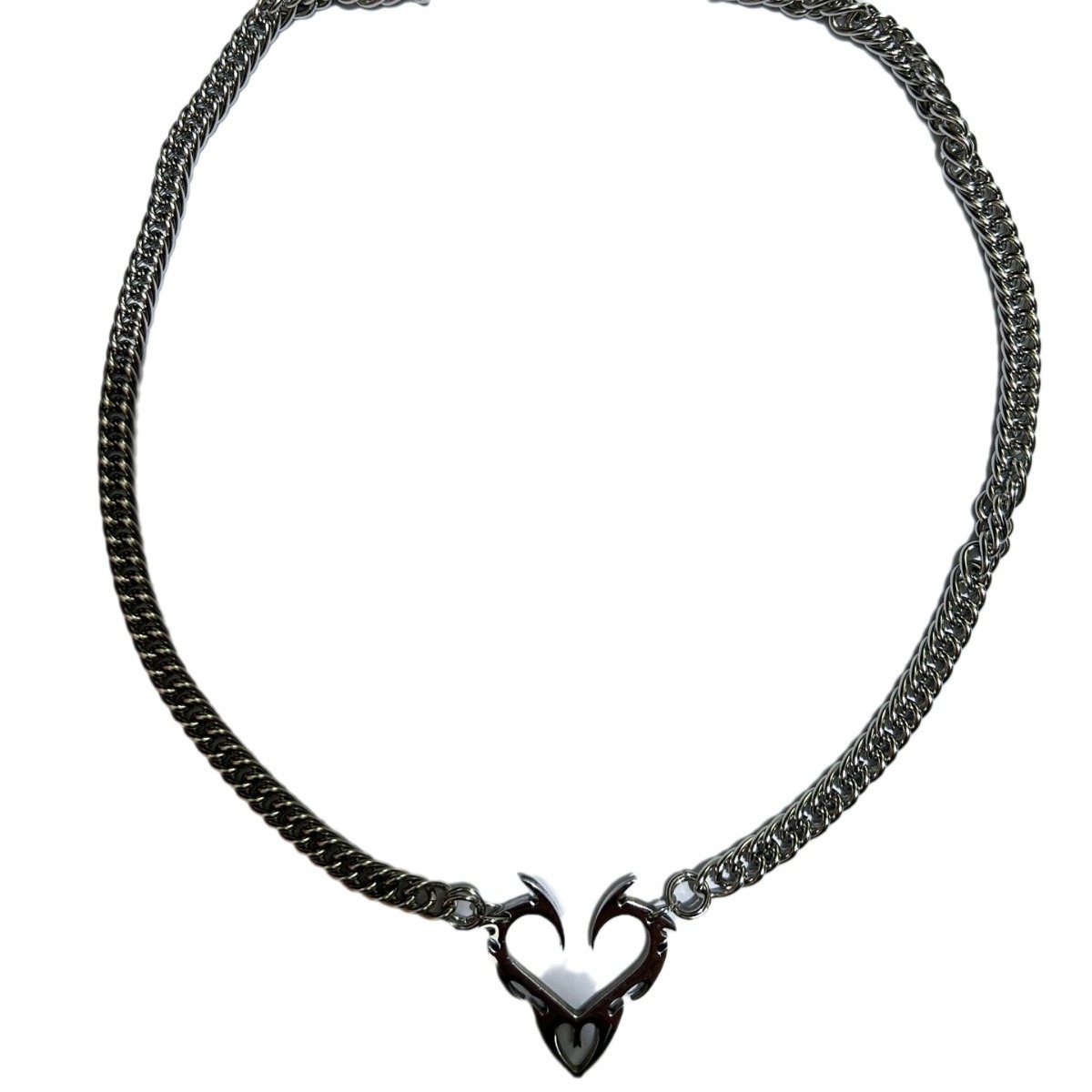 Fashion niche design all-over titanium steel totem love pendant men's and women's ins hip-hop jewelry Free shipping