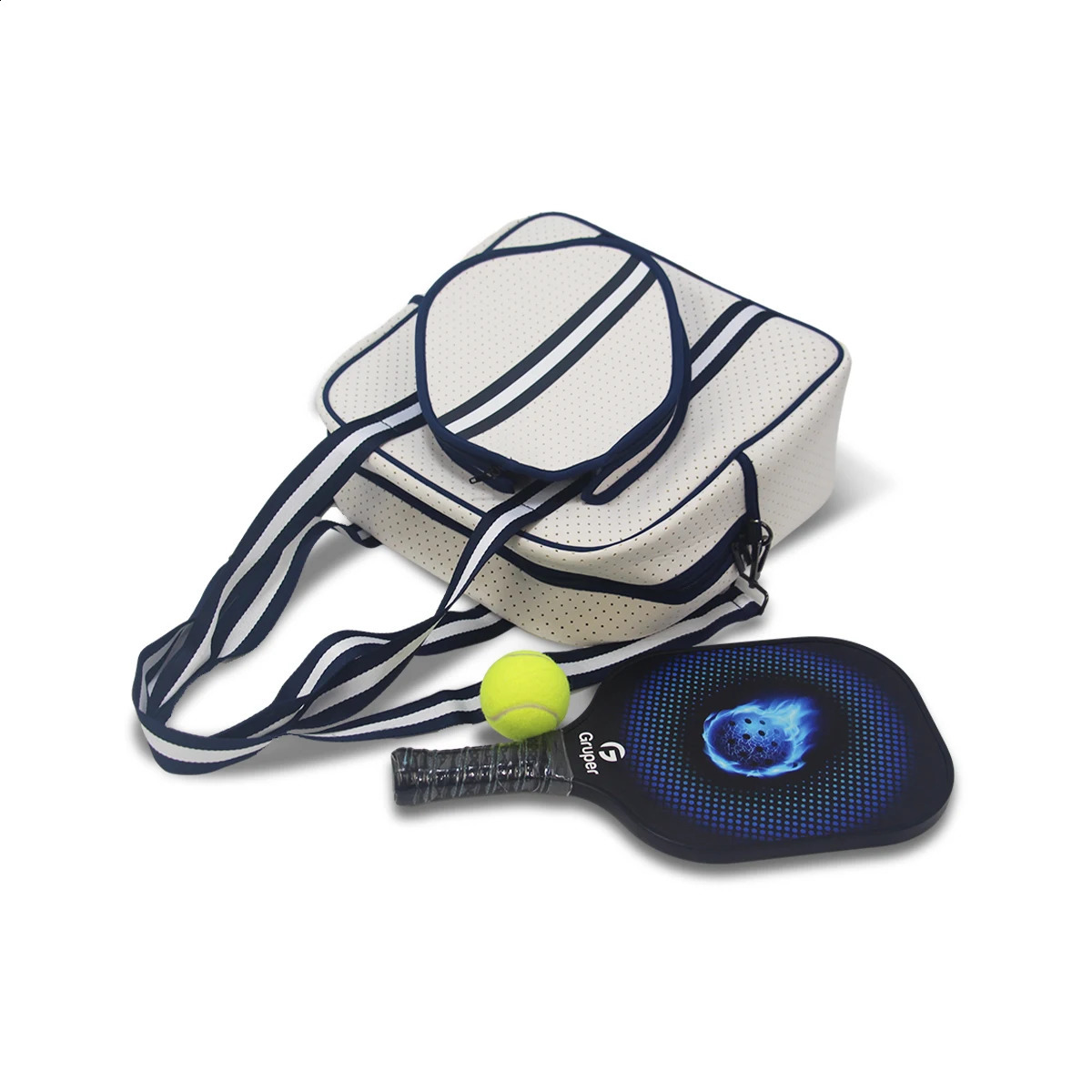 Neoprene Pickleball Bag for Women Quilted Puffer Pickleball Paddle Bag Pickle ball Racquet Bag Large Pickleball Racket Sling 240919