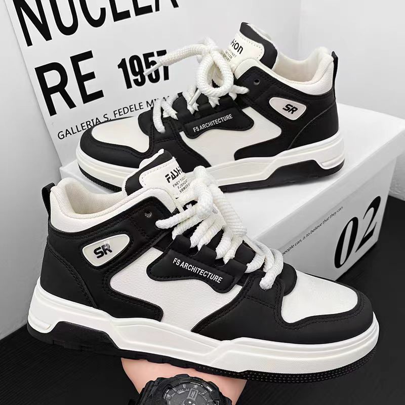 2024 new free shipping casual shoes suitable for men's shoes, high top casual shoes, versatile outdoor casual sports shoes