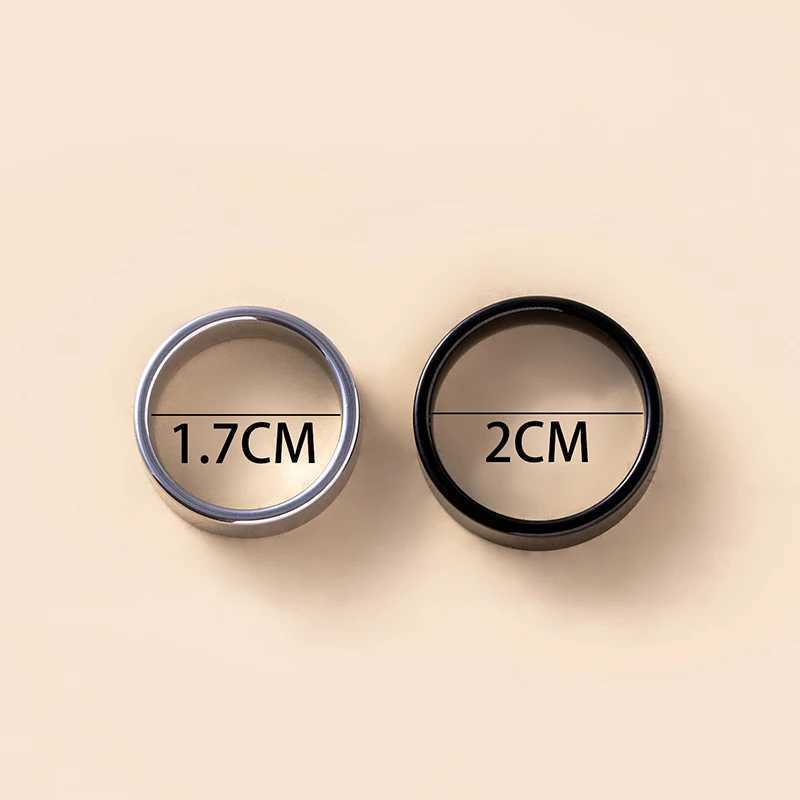 Yin Yang Bat Stainless Steel Couple Rings Punk Black Silver Color Vampire Ring For Women Men Halloween JewelryX240921