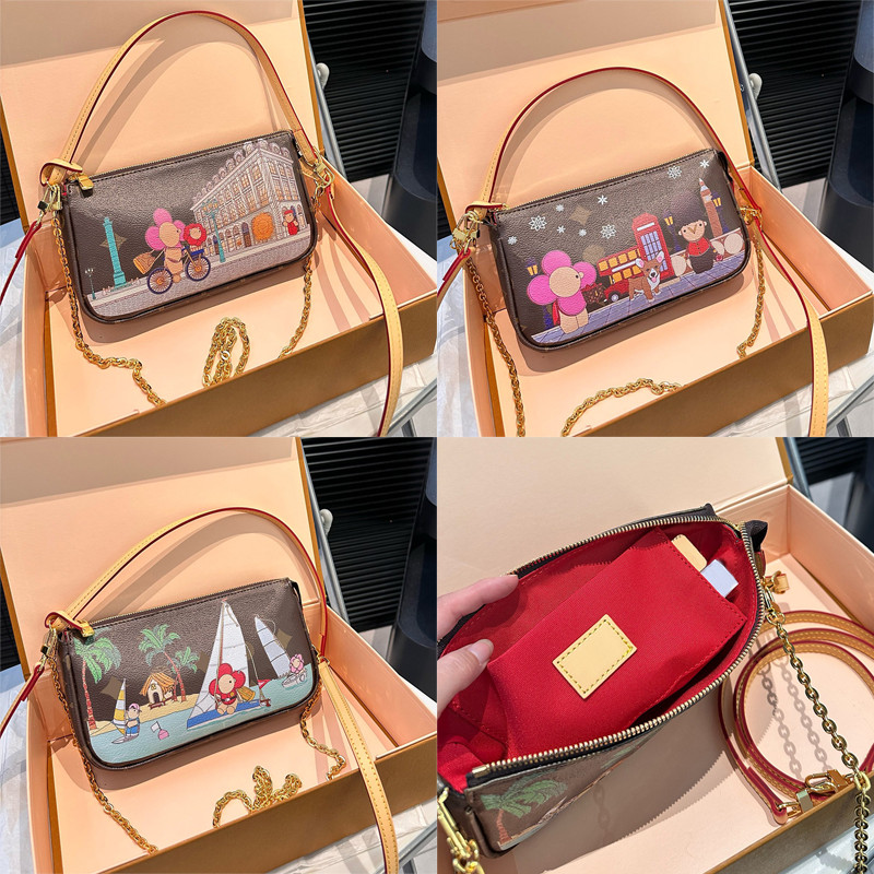 Evening Bags Underarm bag New medieval Mahjong bag Women's crossbody bag Fashion chain shoulder bag Mini designer handbag