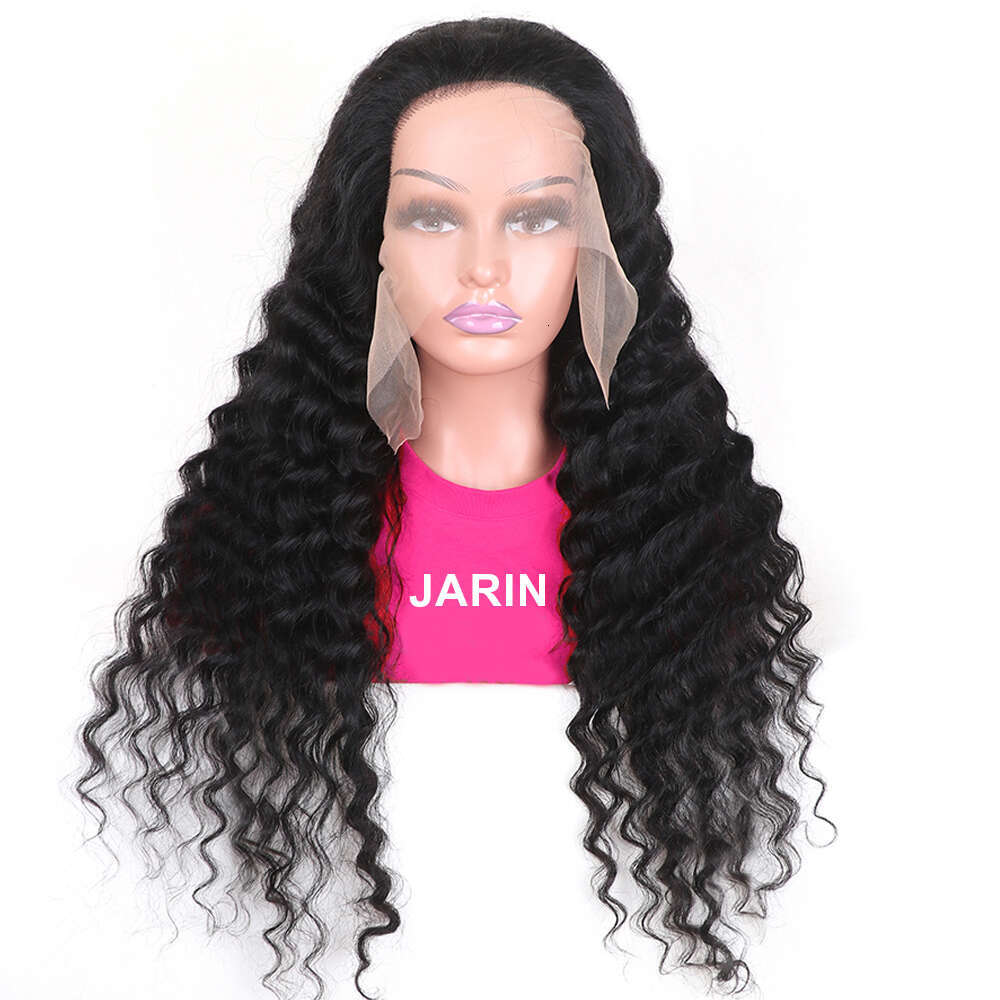 13x4 13x6 Deep Transparent Lace Frontal Wigs Brazilian Human Remy Curly Hair For Black Women Water Wave On Sale