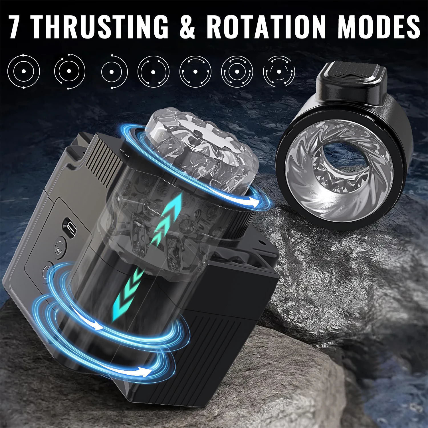 Automatic Male Masturbator Telescopic Masturbators for Men Masturbation Cup Piston Open-ended Adult Equipment Sex Toy for Men 240914