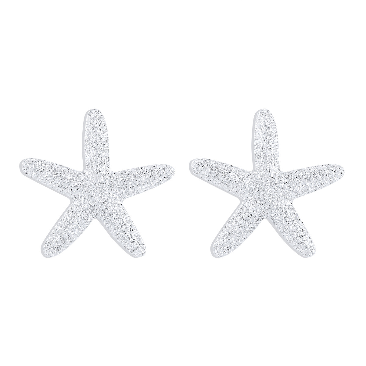Simple starfish alloy earrings temperament fashion geometric star resort stud earrings Free shipping