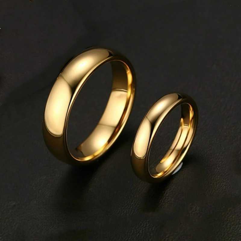 Fashion Simple Stainless Steel Men and Women Couple Rings Titanium Steel Wedding Engagement Rings Anniversary Gift Party JewelryX240921