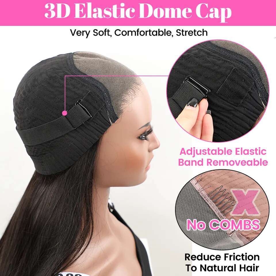Tracy Bone Straight Wigs Wear And Go Glueless Human Hair Pre Cut 4x6 Hd Lace Closure Wig