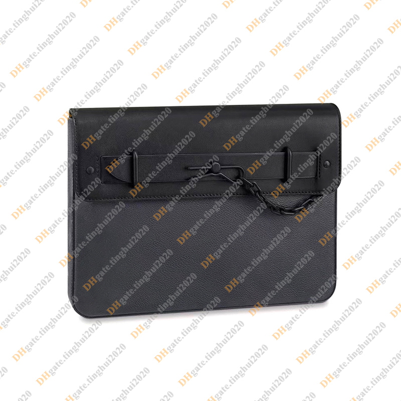 Men Fashion Casual Designe Luxury Pochete Steamer Bag Clutch Bag Totes Handbag Messenger Bag TOP Mirror Quality M80107 Pouch Purse