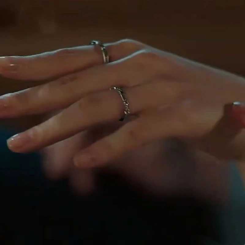 2pcs openning Kim You Jung My Demon Song Kang same Zheng Jiuyuan rings Korean For Women Girls menX240921