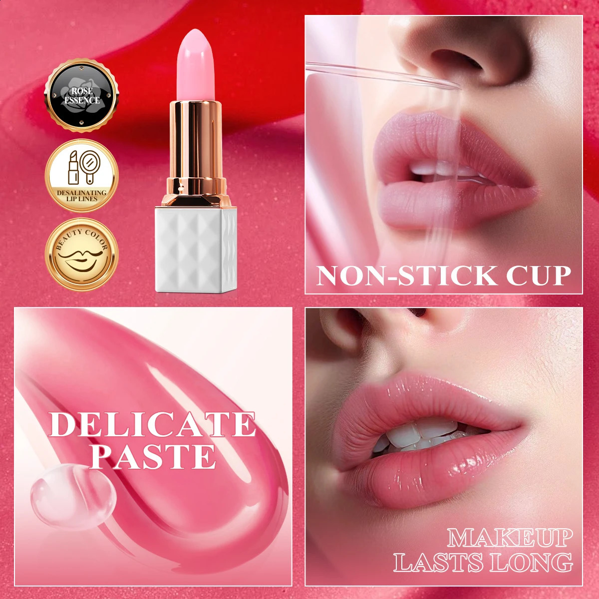 OEDO Color Change Lip Balm Nourishing Longlasting Moisturizing Antifreeze Antichapped Reducing Wrinkles Remove Dead Skin 240911