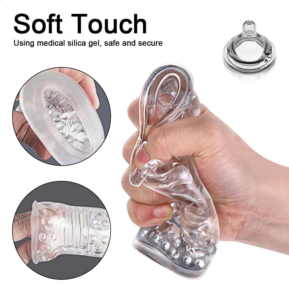 Automatic Telescopic Rotation Male Masturbator Silicone Vagina Real Pronunciation Masturbation Cup Sex Toys for Adults Men 18 240914