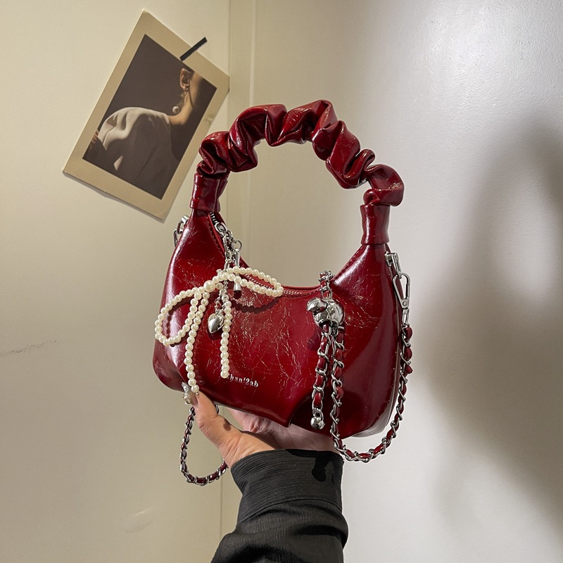 New fashionable chain bag French High Beauty Handheld Dumpling Bun