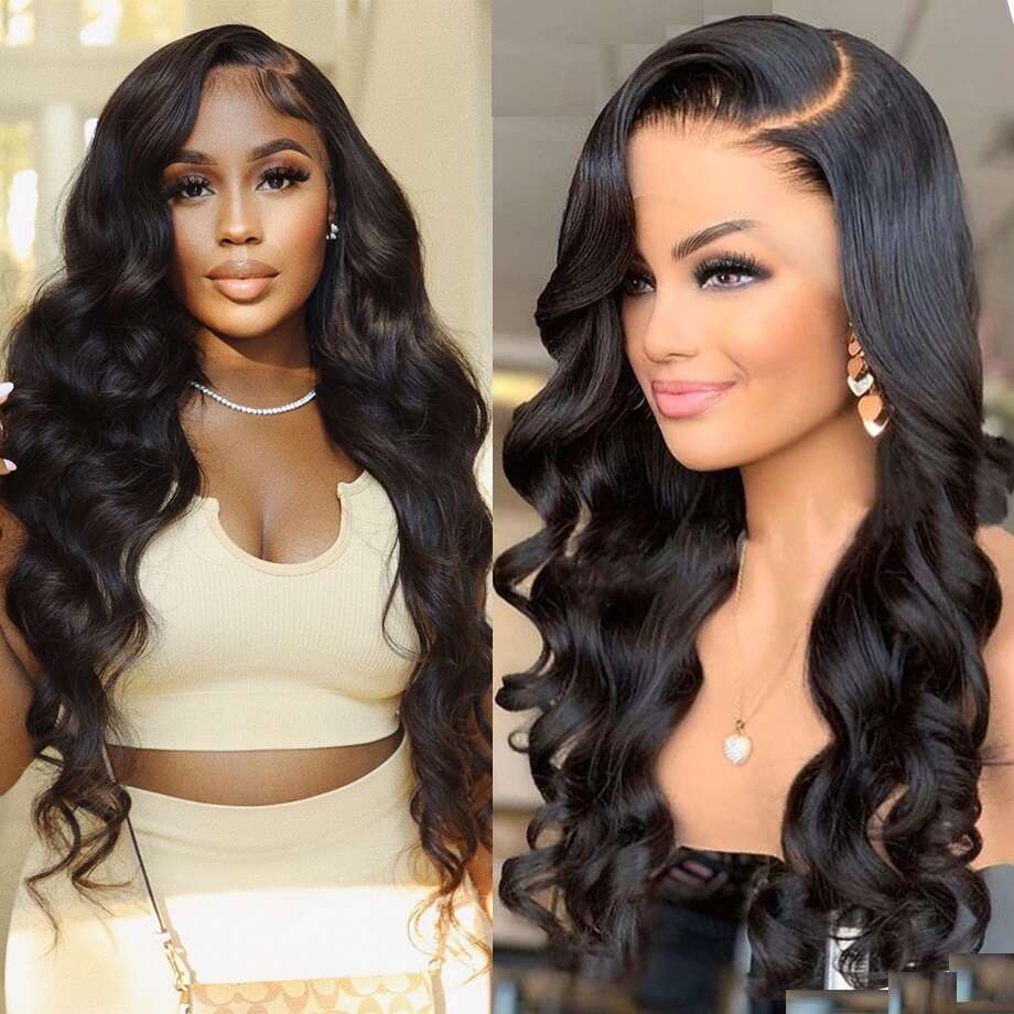 40 Inch Body Wave 13x6 Hd Frontal 360 Lace Front Wig Human Hair Natural Haire Pre Plucked Brazilian Wigs For Women