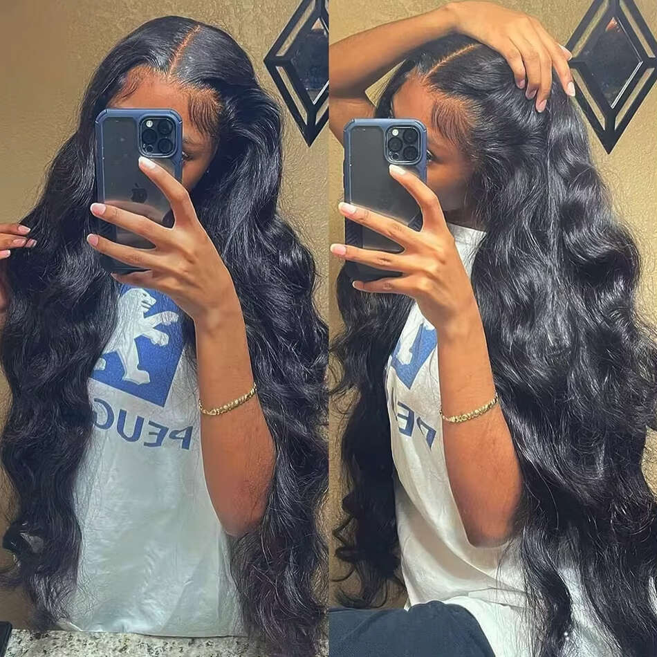 32 34inch 13x4 13x6 Body Wave Front Wig 180% Pre Plucked Human Lace Frontal Wigs For Women Jarin Hair