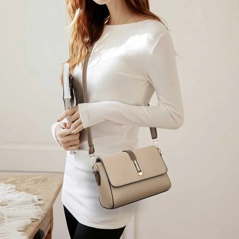 Fashion Designer Crossbody Bag PU Leather Versatile TLXT Messenger Bag Sling Shoulder Women's Bag Small Handbags