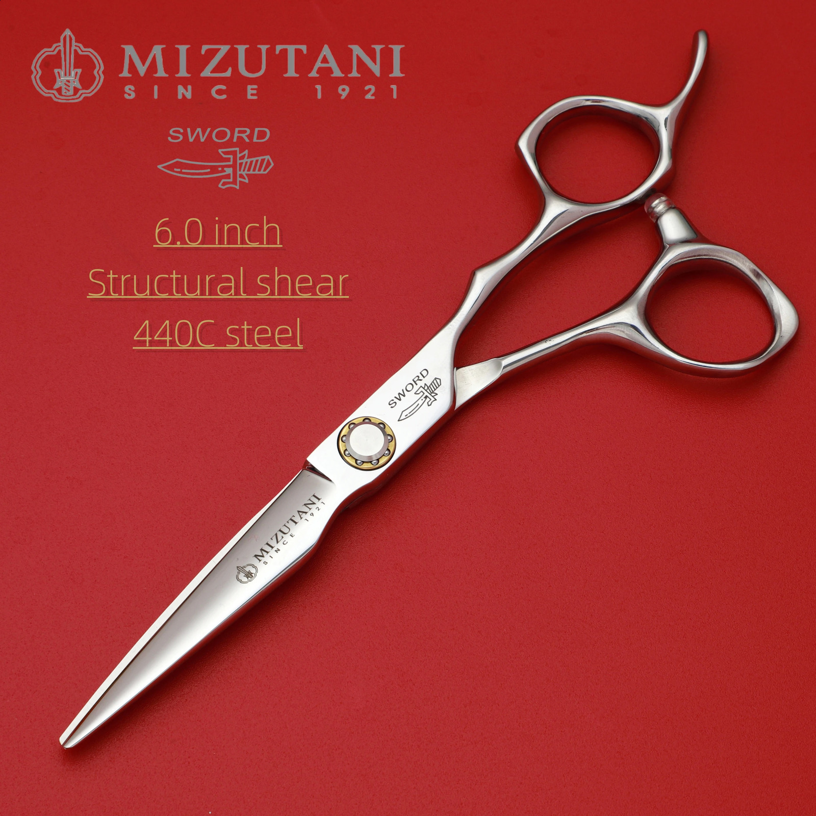 MIZUTANI Professional hairdressing scissors thinning shears 440C steel Machines for cutting hair 6.0 inch Barbershop accessories 240914