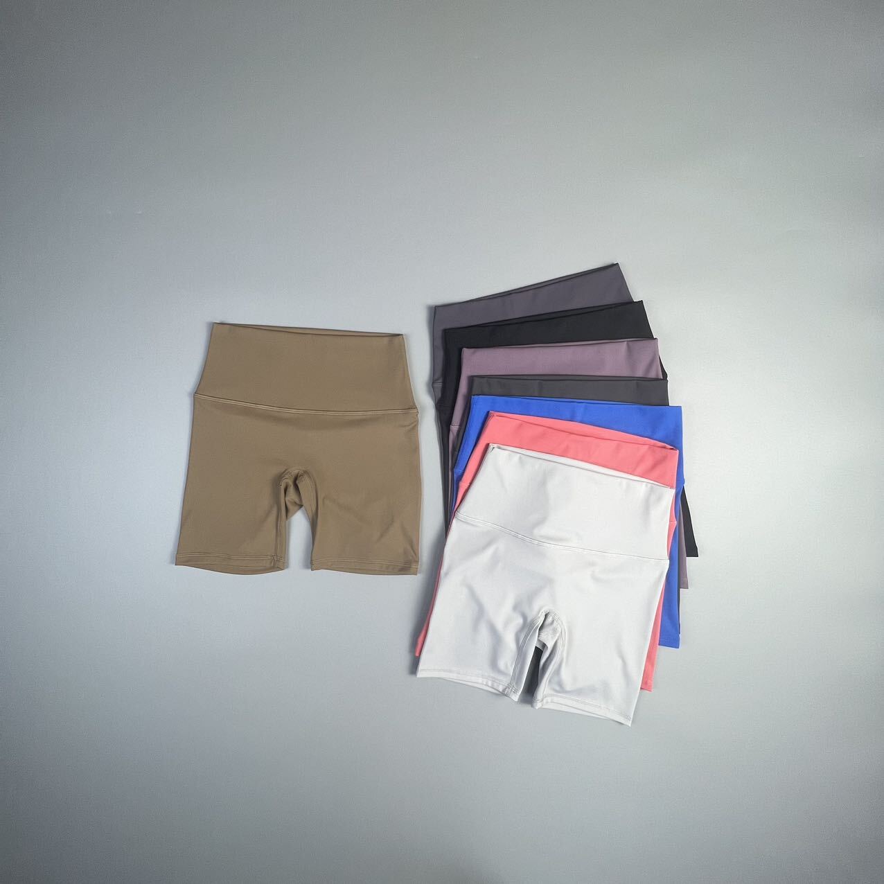 New No-Size Yoga Shorts Style Lycra High-Waists Naked Seamless Three-Part Bodyfitting Fiess Pants