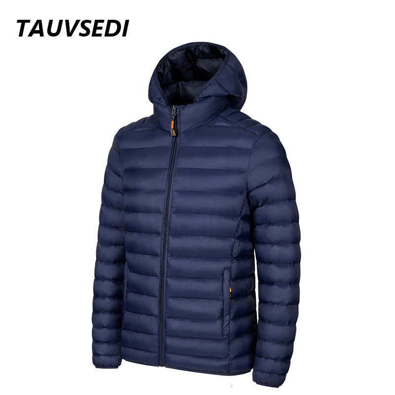 2024 Men Autumn Thick Warm Waterproof Solid Hooded Jacket Coat Winter Casual Brand Windproof Outwear Parkas Jackets Male