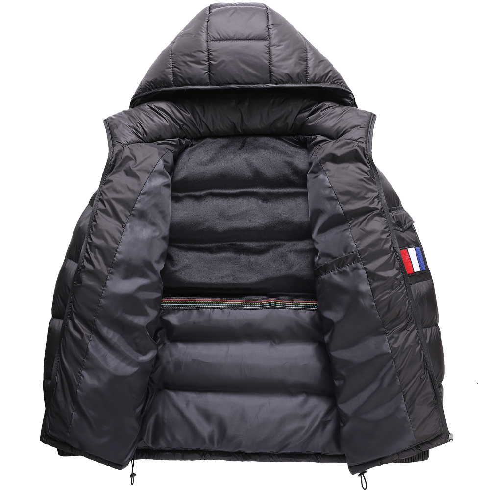 Plus Size 7Xl New Mens Winter Warm Thick Hooded Waterproof Jacket Coat Detachable Hat Outfits Parkas Jackets Male