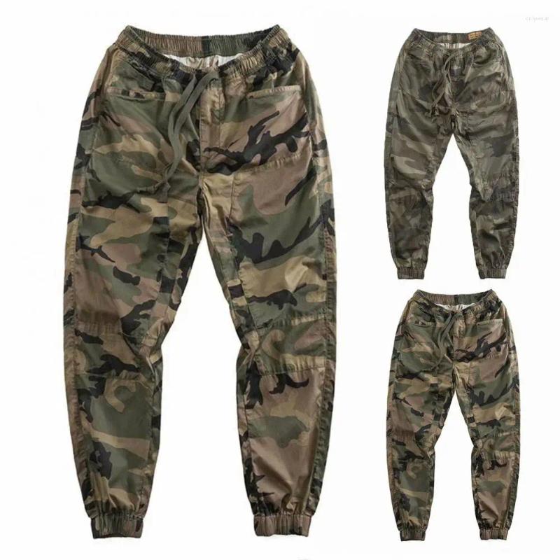 Men's Pants Men Camouflage Wear-resistant Quick Dry Lightweight Cargo Trousers For Summer