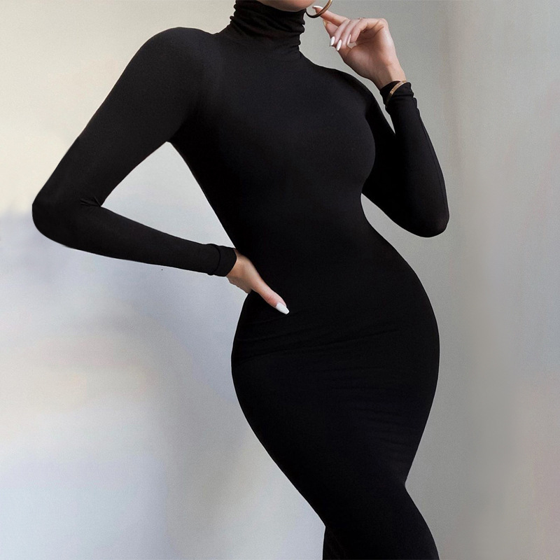 2023 New Autumn And Winter Europe And The United States Fashion Solid Color High Neck Plus Fleece Tight Women's Fiess Slimming