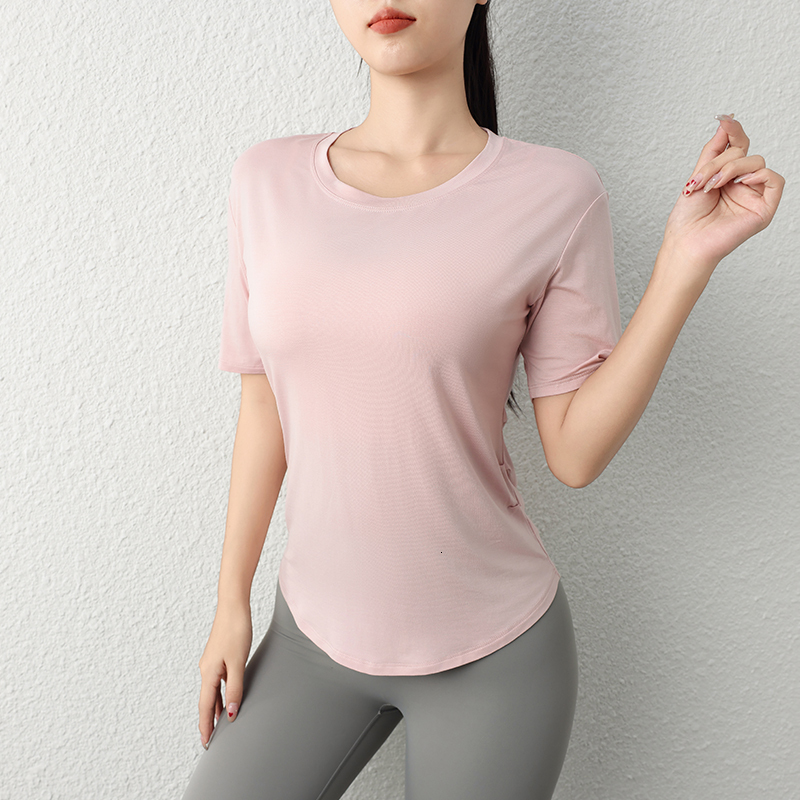 Women's Solid Basic Shirt Cropped T-Shirt Round Neck Short Sleeve Slim Fit Causal Crop Tee Tops