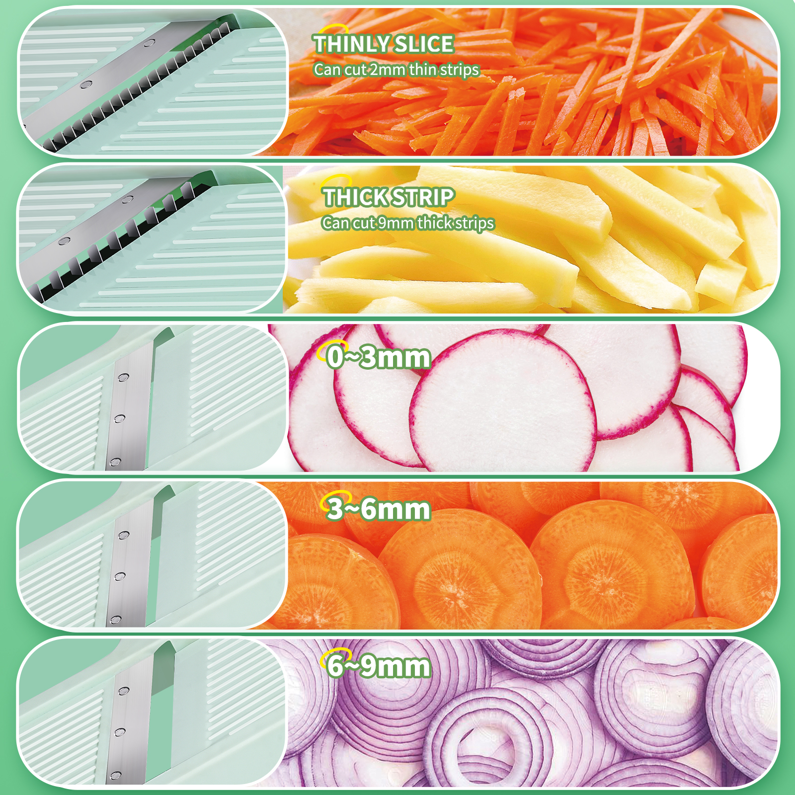 Collapsible multi-function vegetable cutter potato shredder stainless steel scrubber