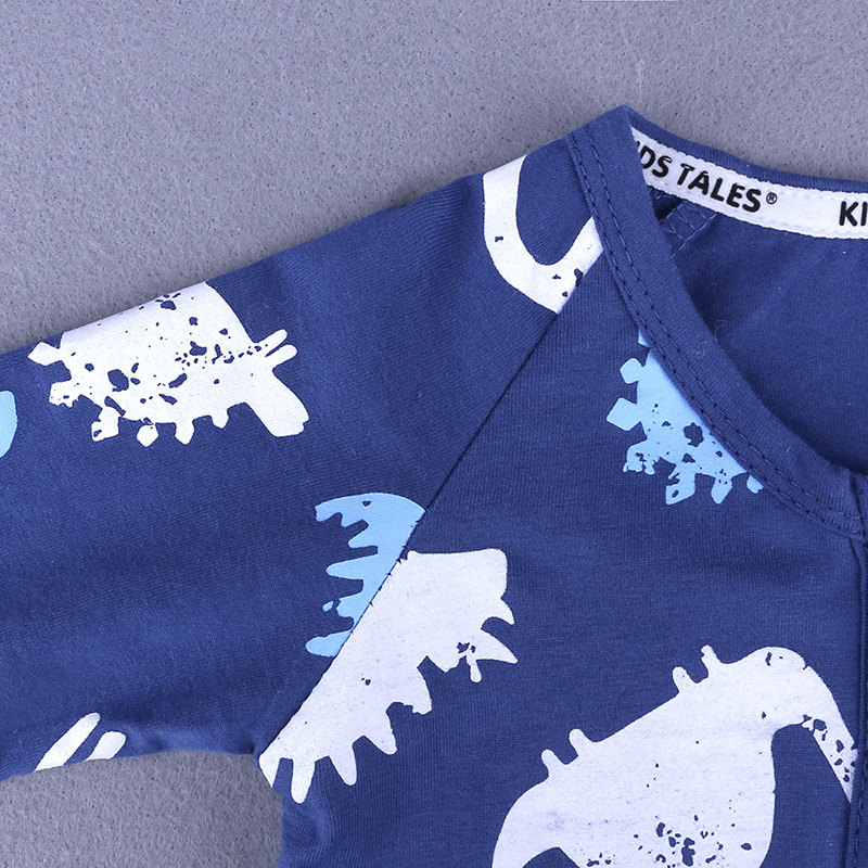 Baby Romper Infant Newborn Boys Girls Clothes Autumn Long Sleeve Dinosaur printing Jumpsuit Rompers