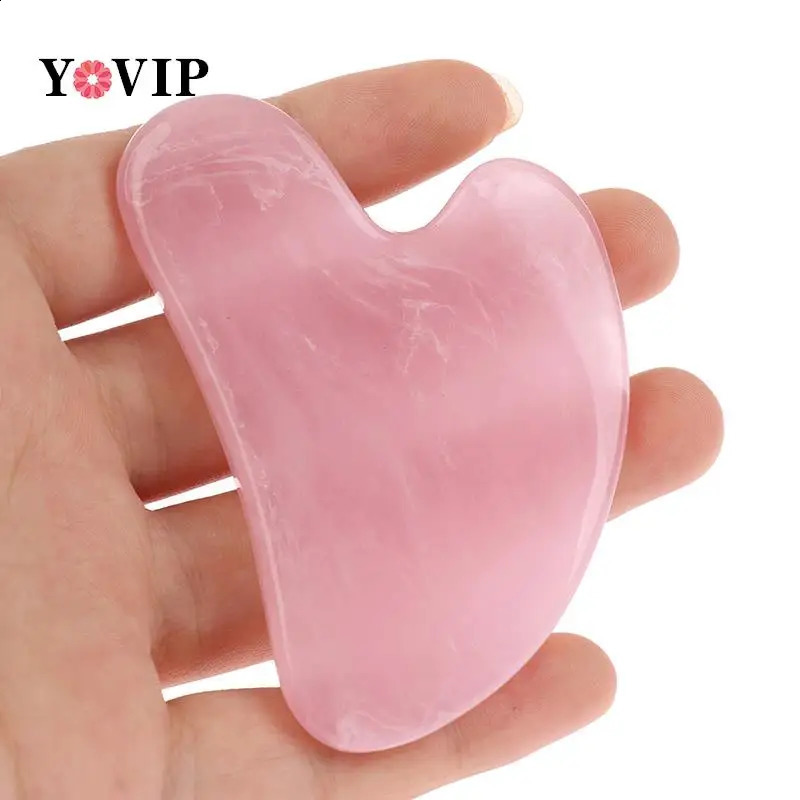 1pc Guasha Scraping Massage Scraper Face Massager Acupuncture Gua Sha Board Resin 78x54cm 240911