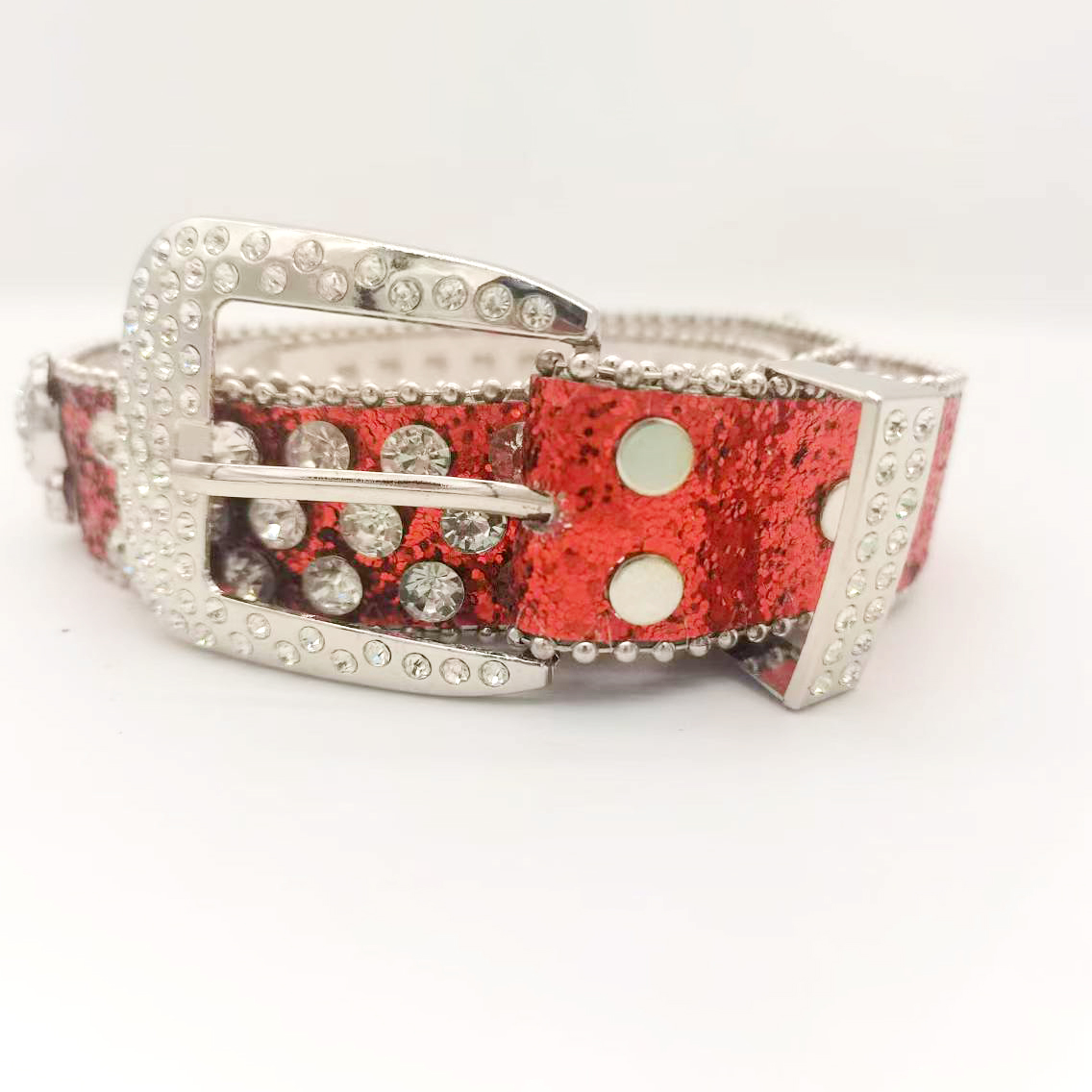 Luxury Women genuine leather accessories rhinestone fashion decorative ladies edition jeans wide belt for lady