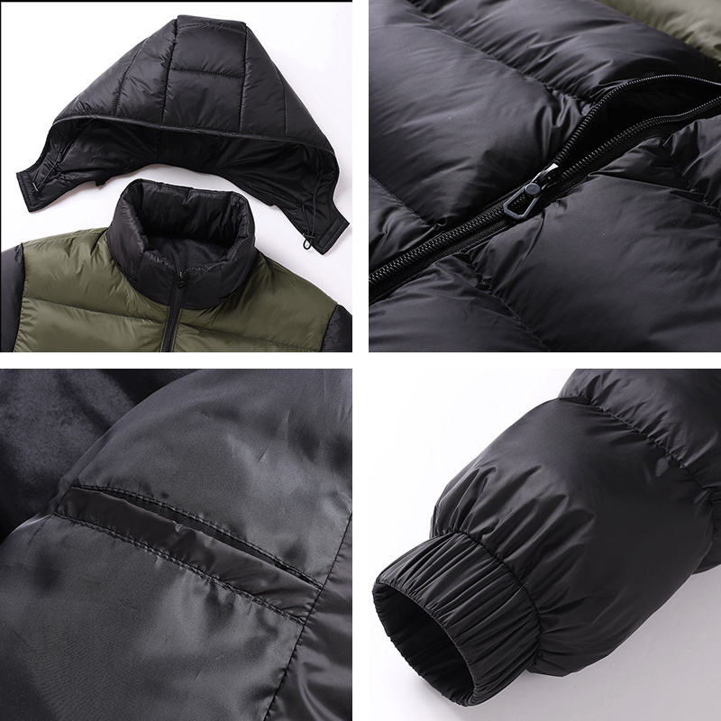 Plus Size 7Xl New Mens Winter Warm Thick Hooded Waterproof Jacket Coat Detachable Hat Outfits Parkas Jackets Male