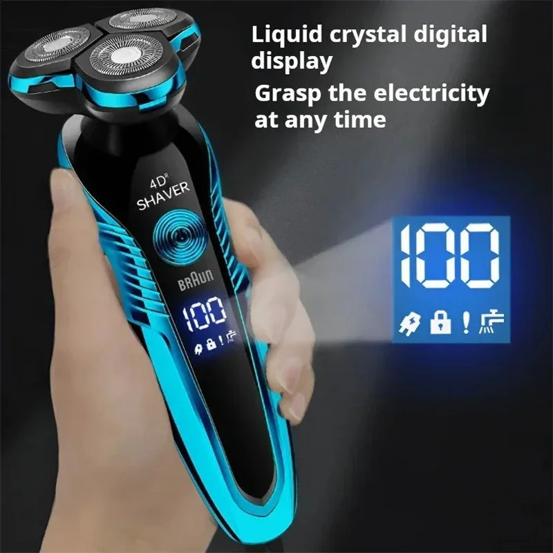 Original toBRAUN 5320s Mens Electric Shaver 4D Electric Hair Clipper USB Charging Professional Hair Clipper 240918