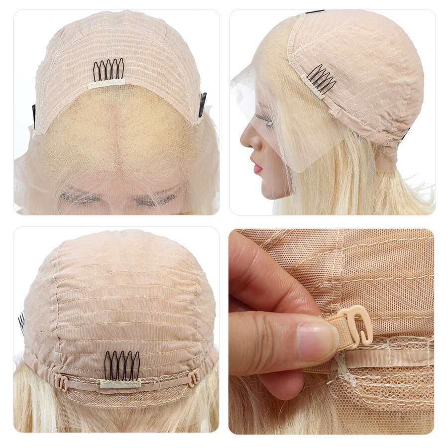 Princess Blonde Wig Human Hair Pre Plucked 13x4 Short 613 Bob Lace Front Wigs