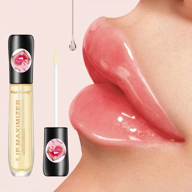 5ml Sexy Plump Lip Oil Instant Collagen Volumising Lips Repairing Reduce Fine Long Lasting Moisturizer Care Serum Brighten 240911