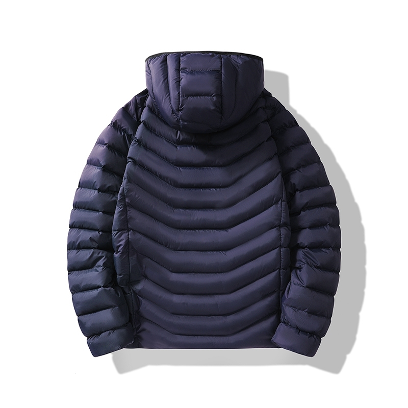 2023 New Autumn Winter Men Warm Waterproof Jacket Mens Casual Hooded Windproof Detachable Hat Parkas Coat Male