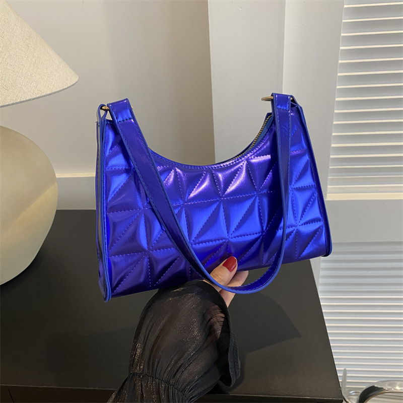 New diamond patterned embroidered underarm women's bag High end practical handbag fashionable shoulder bag
