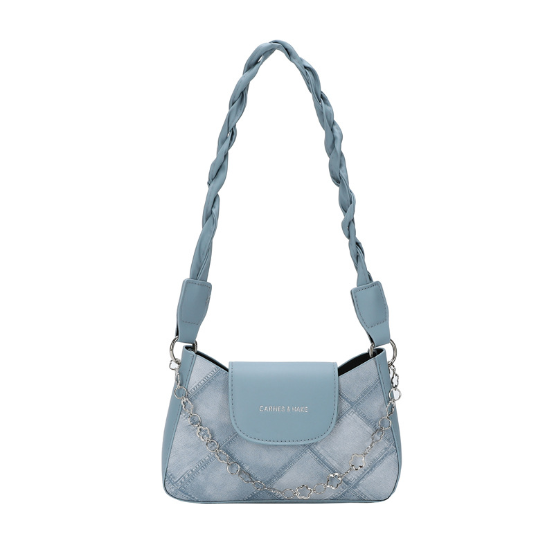 2025 Designer new 3 stylish 2024 minimalist shoulder for women Casual and trendy underarm small square bag