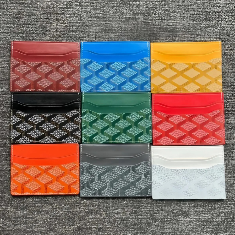 Genuine Leather Designer Fashion Coin Purses Women Men Cardholder Key Pouch Passport Holders Wallet Mens Card Holder Bag