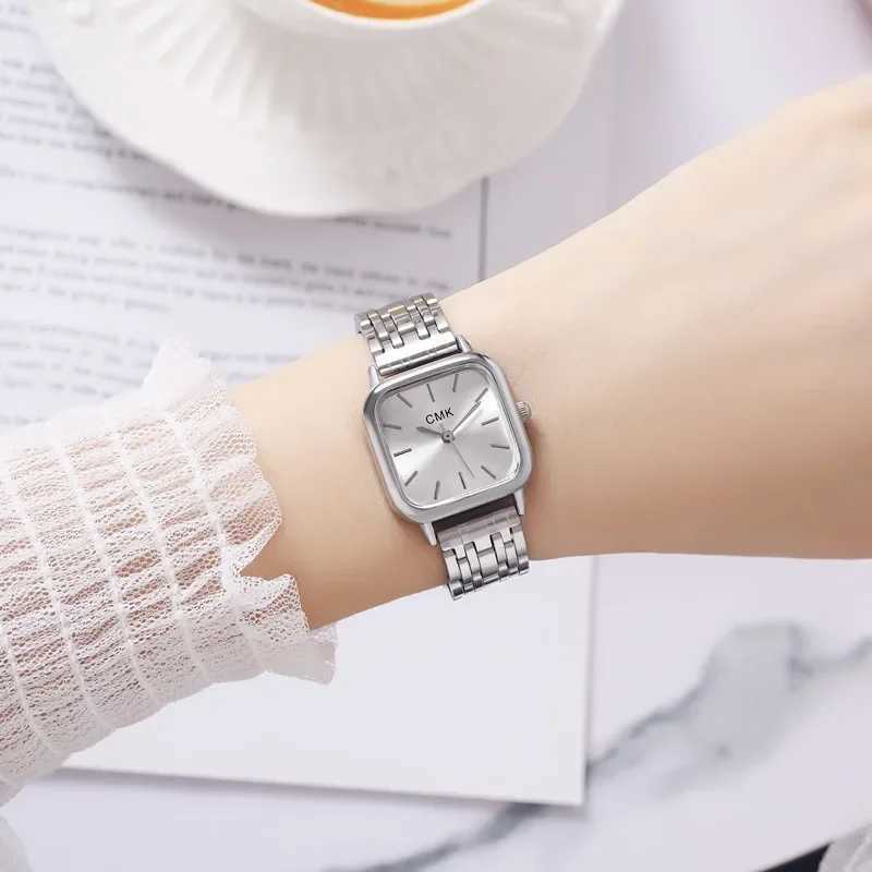 Casual Women Quartz Watch Classic Alloy Strap Wristwatch Square Ladies Watches Simple Clock Gift Relogio Feminino Reloj MujerX240923