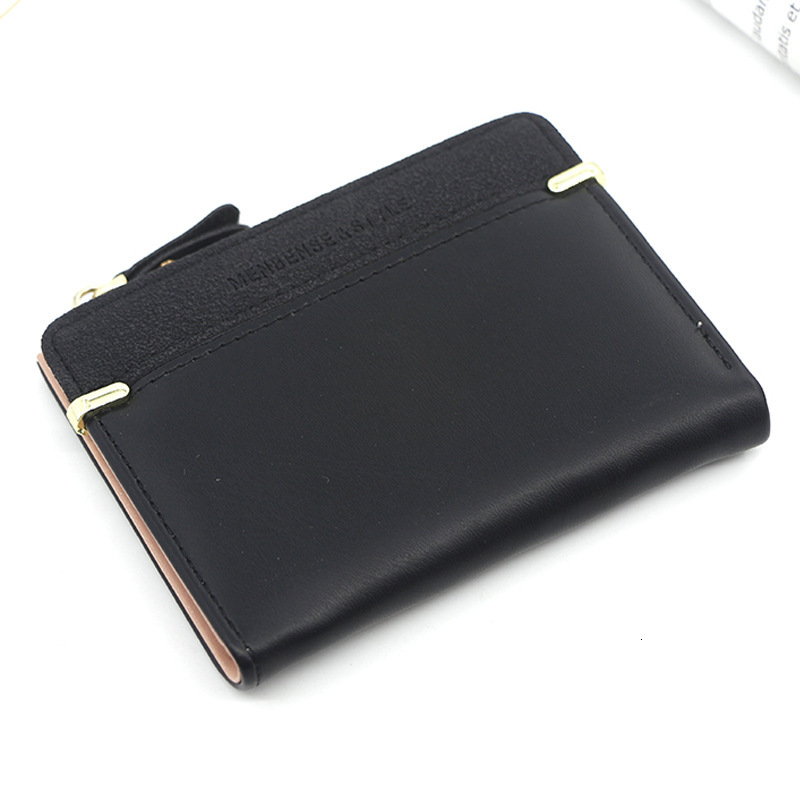 Wallets Womens Short Pink Coin Purse Fashion Wallets Woman Card Holder Small Ladies Wallet Female Hasp Mini Clutch for Girl