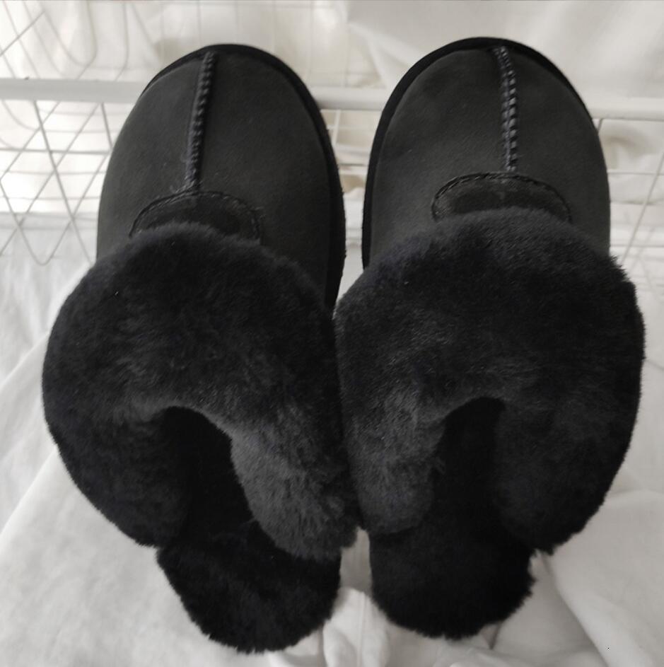 Sheepskin Fur Slippers | Anti-Slip Cozy Warm Wool House Shoes for Women dh910320090