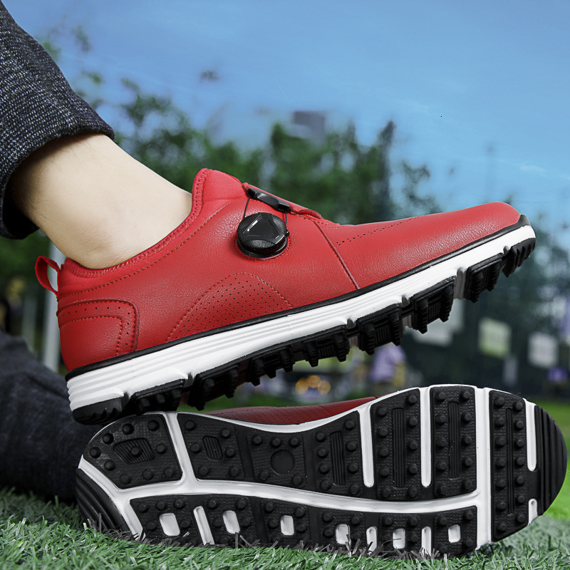 ddmytiger Four Seasons Spinning Buckle Men's Block Golf Breathable Sports Casual Anti Sideslip and Broken Nail Ball Shoes C